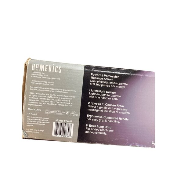 Homedics SKU 505 Therapist Select Compact Percussion Massager - Picture 2 of 5